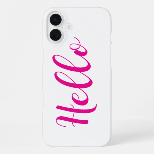 iPhone Case - Hello iPhoneケース (裏面)