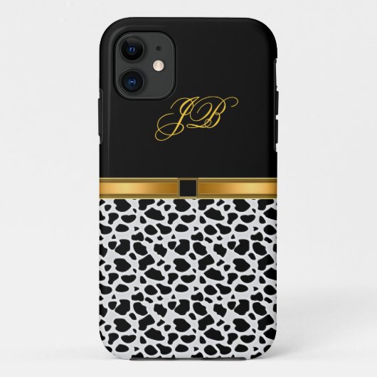 iPhone Case-Mateケース ゴールド ブラック Case-Mate iPhoneケース (裏面)