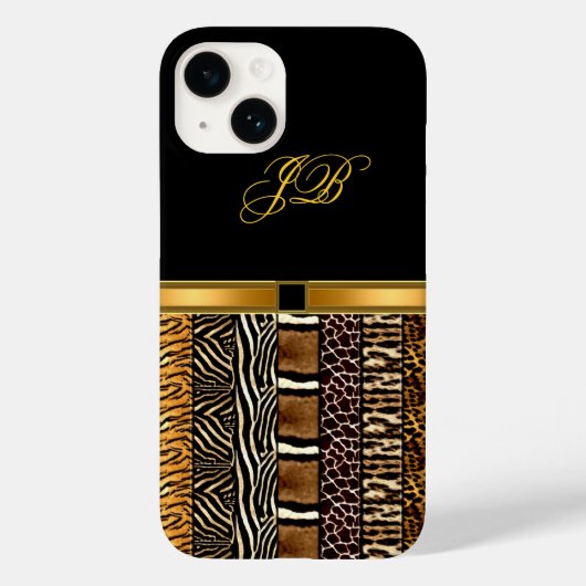 iPhone Case-Mateケース ゴールド ブラック Case-Mate iPhoneケース (裏面)