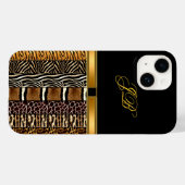 iPhone Case-Mateケース ゴールド ブラック Case-Mate iPhoneケース (裏面 (横))