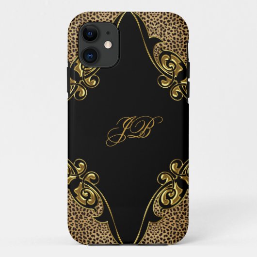 iPhone Case-Mateケース ヒョウ柄 Case-Mate iPhoneケース (裏面)