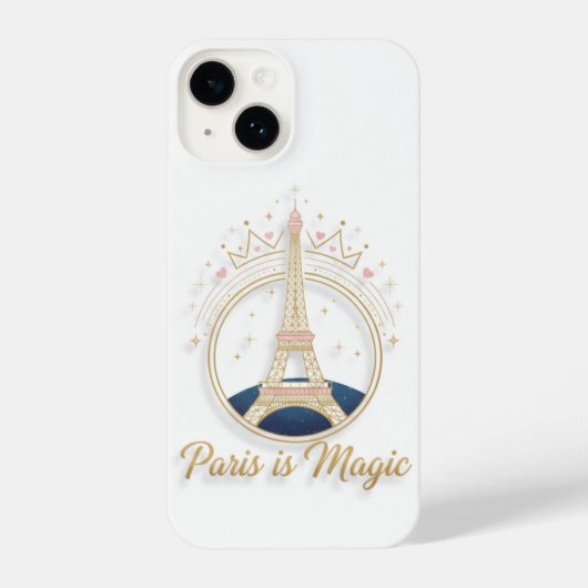 iPhone Case - Paris Elegant Eiffel Tower iPhoneケース (裏面)