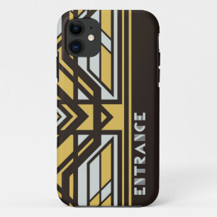 iPhone case SE/5/5s (Black)[Art Deco] 11 ケース