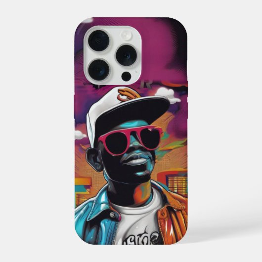 Iphone Case - Street graffiti art RAP and Hip Hop iPhoneケース (裏面)