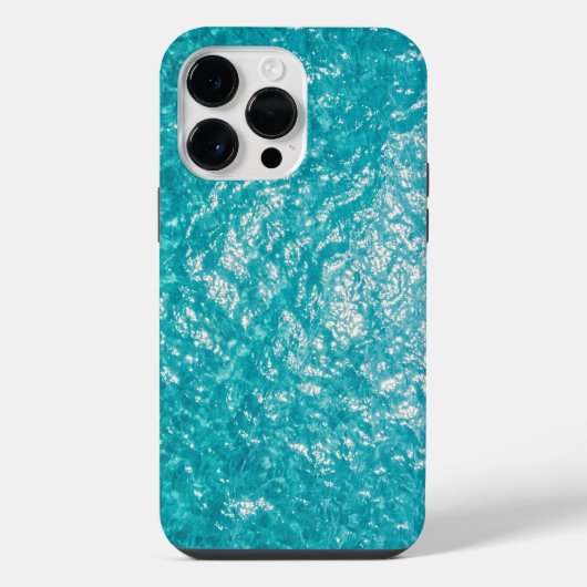 iPhone Case Turquoise Ocean Water iPhoneケース (裏面)