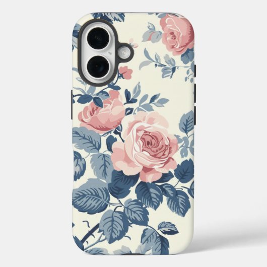  iPhone Case with flowers. Case-Mate iPhoneケース (裏面)