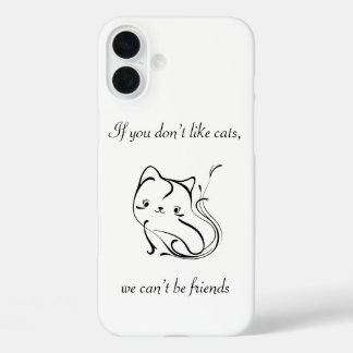 Iphone Catlover cover iPhone 16 Plusケース
