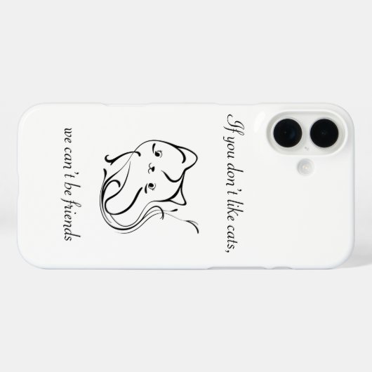 Iphone Catlover cover Case-Mate iPhoneケース (裏面 (横))