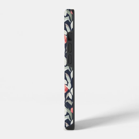 iphone floral pattern case iPhoneケース (左側面)