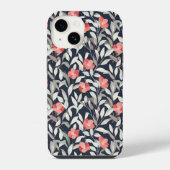 iphone floral pattern case iPhoneケース (裏面)