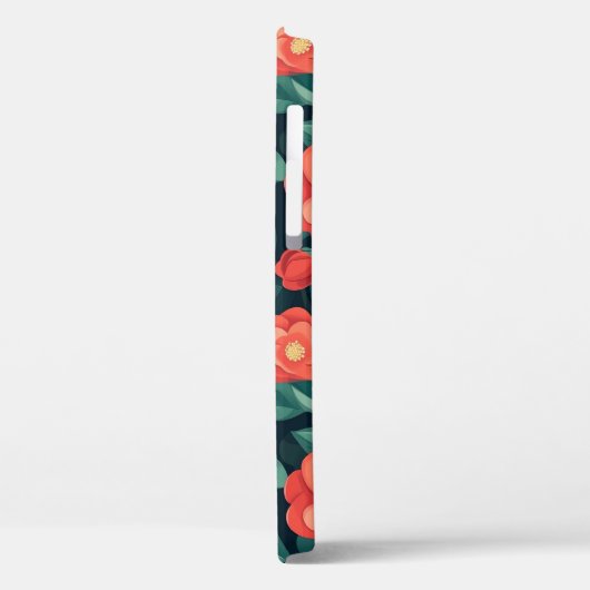 iphone floral pattern phone case Case-Mate iPhoneケース (裏面 / 左)