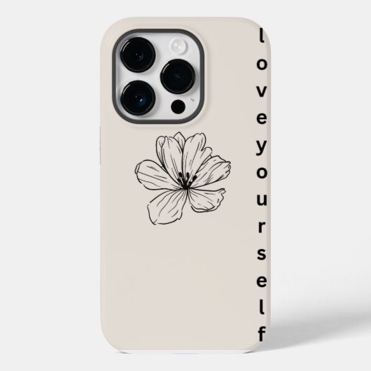 iphone flowerデザイン Case-Mate iPhoneケース (裏面)
