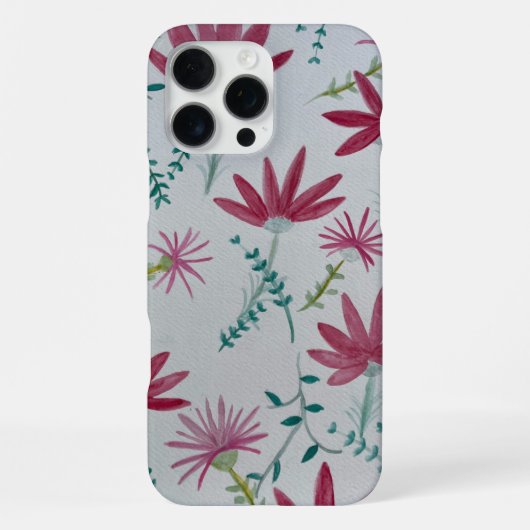 iPhone flowers botanical case iPhoneケース (裏面)