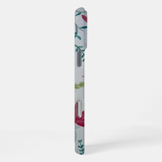 iPhone flowers botanical case iPhoneケース (右側面)