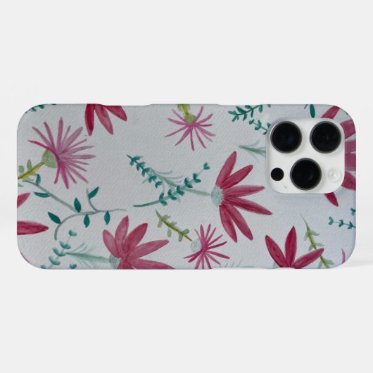 iPhone flowers botanical case iPhoneケース (裏面横)