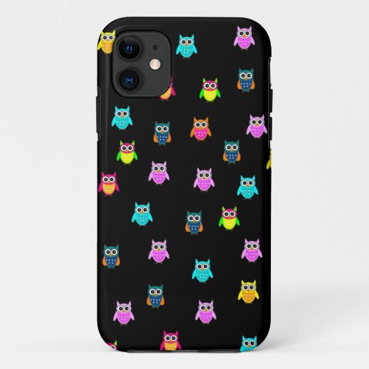 iphone hülle 5 bunte Eulen Case-Mate iPhoneケース (裏面)