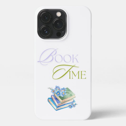 iPhone-Hülle für Buchliebhaberinnen – "Book Time" iPhoneケース (裏面)
