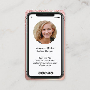 iPhone instagramブロガーバラ金ゴールドドリップ 名刺