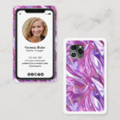 iPhone Instagramブロガー自筆証書 名刺 (正面/裏面)