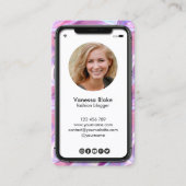 iPhone Instagramブロガー自筆証書 名刺 (正面)