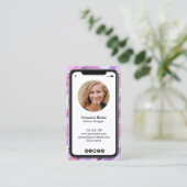 iPhone Instagramブロガー自筆証書 名刺 (スタンド正面)