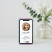 iPhone instagramブロガー 名刺 (スタンド正面)