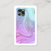 iPhone instagramブロガーunicornパステル 名刺 (裏面)
