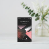 iPhone iOSユニークスタイル – 化粧品メイクアップアーティスト 名刺 (スタンド正面)