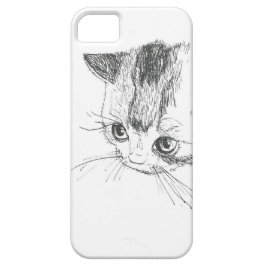 iPhone/iPadの場合猫のスケッチ iPhone 11 ケース