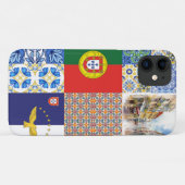 iPhone / iPadケースとポルトガル国旗とアゾレスf Case-Mate iPhoneケース (裏面(横))