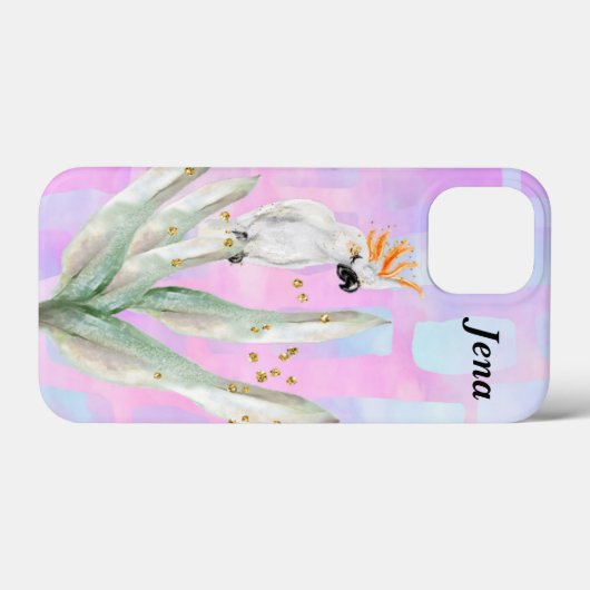 iPhone / iPadケースとCockatoo on Plant Case-Mate iPhoneケース (裏面 (横))
