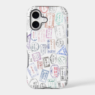 iPhone / iPadケースに世界中のパスポートスタンプ