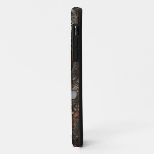 iPhone / iPadケースウーメンズカッパーモサイアック顔 Case-Mate iPhoneケース (裏面/左)