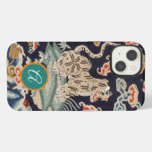 iPhone / iPadケースカスタムイニシャル日本のTIGER iPhoneケース (裏面横)