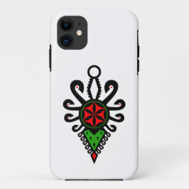 iPhone / iPadケースフォークパターンのポーランドの高原 iPhone 11 ケース