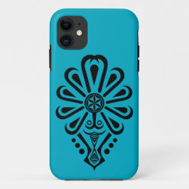 iPhone / iPadケースフォークパターンのポーランドの高原 iPhone 11 ケース