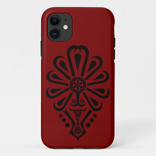 iPhone / iPadケースフォークパターンのポーランドの高原 Case-Mate iPhoneケース (裏面)