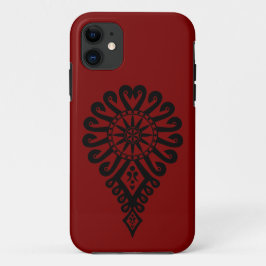 iPhone / iPadケースフォークパターンのポーランドの高原 iPhone 11 ケース