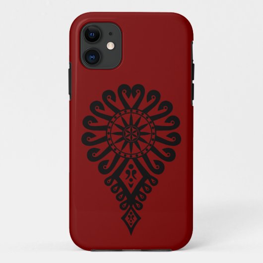 iPhone / iPadケースフォークパターンのポーランドの高原 Case-Mate iPhoneケース (裏面)