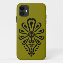 iPhone / iPadケースフォークパターンのポーランドの高原 iPhone 11 ケース