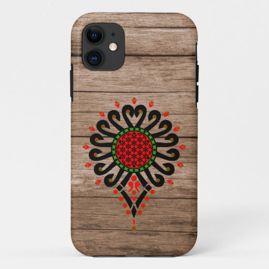 iPhone / iPadケースフォークパターンのポーランドの高原 Case-Mate iPhoneケース (裏面)