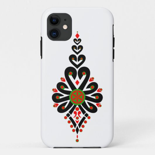 iPhone / iPadケースフォークパターンのポーランドの高原 Case-Mate iPhoneケース (裏面)