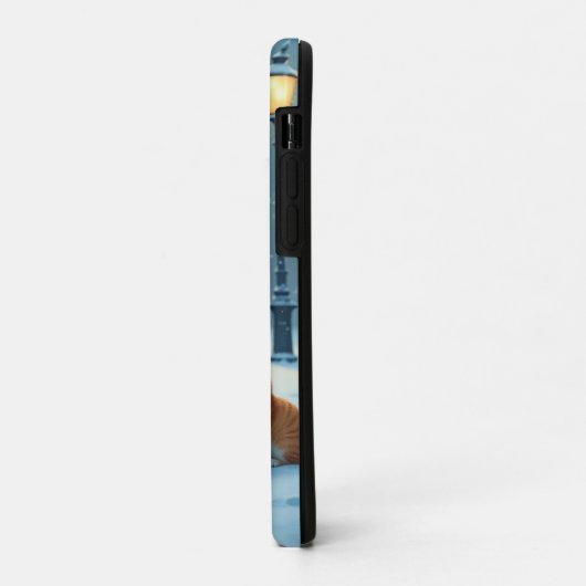 iPhone / iPadケース女の子と猫 Case-Mate iPhoneケース (裏面/左)