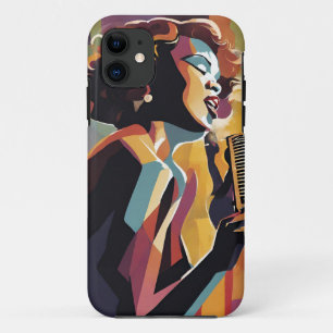 iPhone / iPadケース女性ナイトクラブシンガー 11 ケース