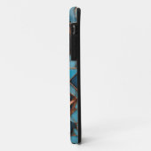 iPhone / iPadケース女性ブルー銅モサイア Case-Mate iPhoneケース (裏面/左)