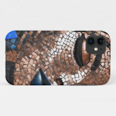 iPhone / iPadケース女性ブルー銅モサイア Case-Mate iPhoneケース (裏面(横))