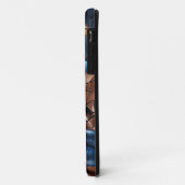 iPhone / iPadケース女性ブルー銅モサイア Case-Mate iPhoneケース (裏面/左)
