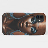 iPhone / iPadケース女性モザイク銅青 Case-Mate iPhoneケース (裏面(横))