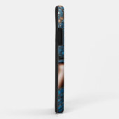 iPhone / iPadケース女性Mosiac銅ブルー Case-Mate iPhoneケース (裏面/右)