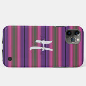 iPhone / iPadケース パープルストライプ HAMbWG Case-Mate iPhoneケース (裏面(横))